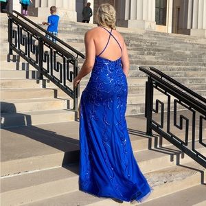 Blue Formal/ Homecoming/ Prom Dress
